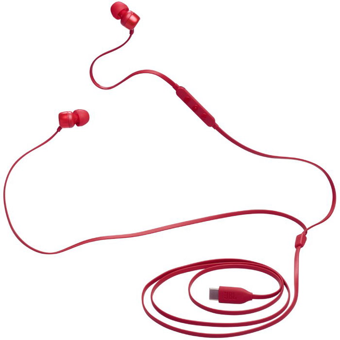 JBL Tune 310C Auriculares Intraural USB Tipo C Rojo